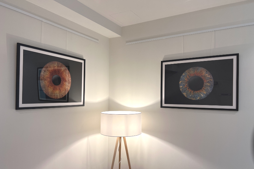Augenakupunktur Noll - Bilder der Vernissage mit dem Künstler Flatfield (2022)